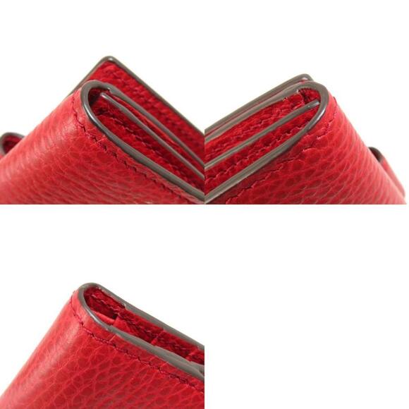 GUCCI Red Leather Wallet - Picture 10 of 11